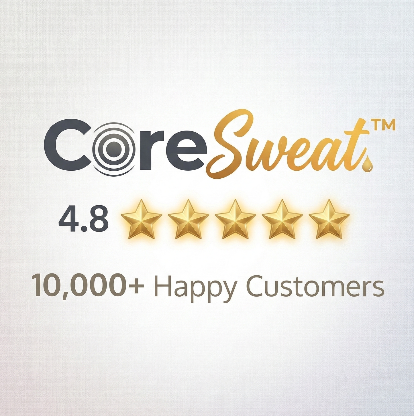 CoreSweat Waist Trimmer Belt- Sweat Enhancer & Core Support Trainer